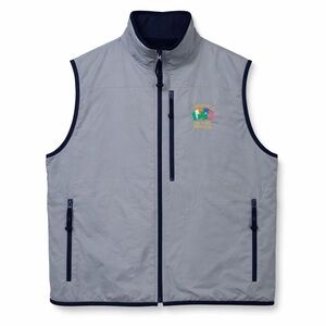 North End NWT Fleece Nylon Reversible O’Brien Bros Pub Tours Ezem Zipper Vest XL